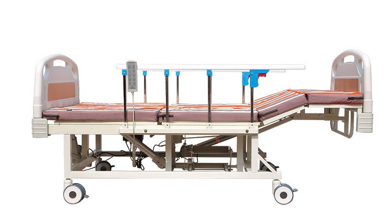 Multifunctional Medical Elderly Care Furniture Electric 5 Function Home Nursing Beds with Toilet