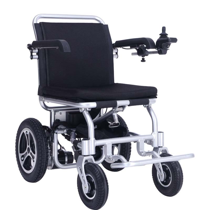 6" black portable outdoor electric power wheelchair