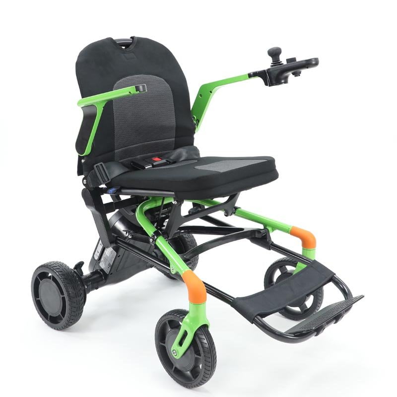 Green Color Light Weight aluminu electric wheelchair