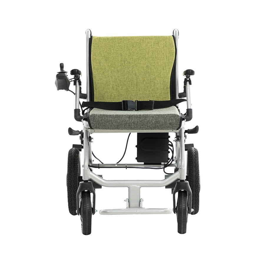 Foldable wheelchair electric scooter with removable battery made in china